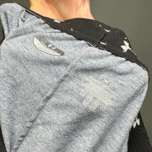 Vintage Y2K Under Armour Sweatpants Mens S Baggy Fit Grey Light Weight - Picture 4 of 4